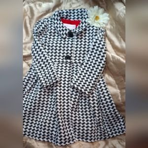 Bonnie baby 24 month dress coat herringbone- BARELY WORN